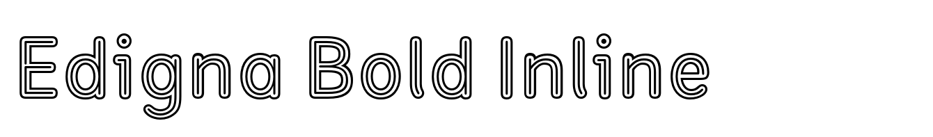 Edigna Bold Inline